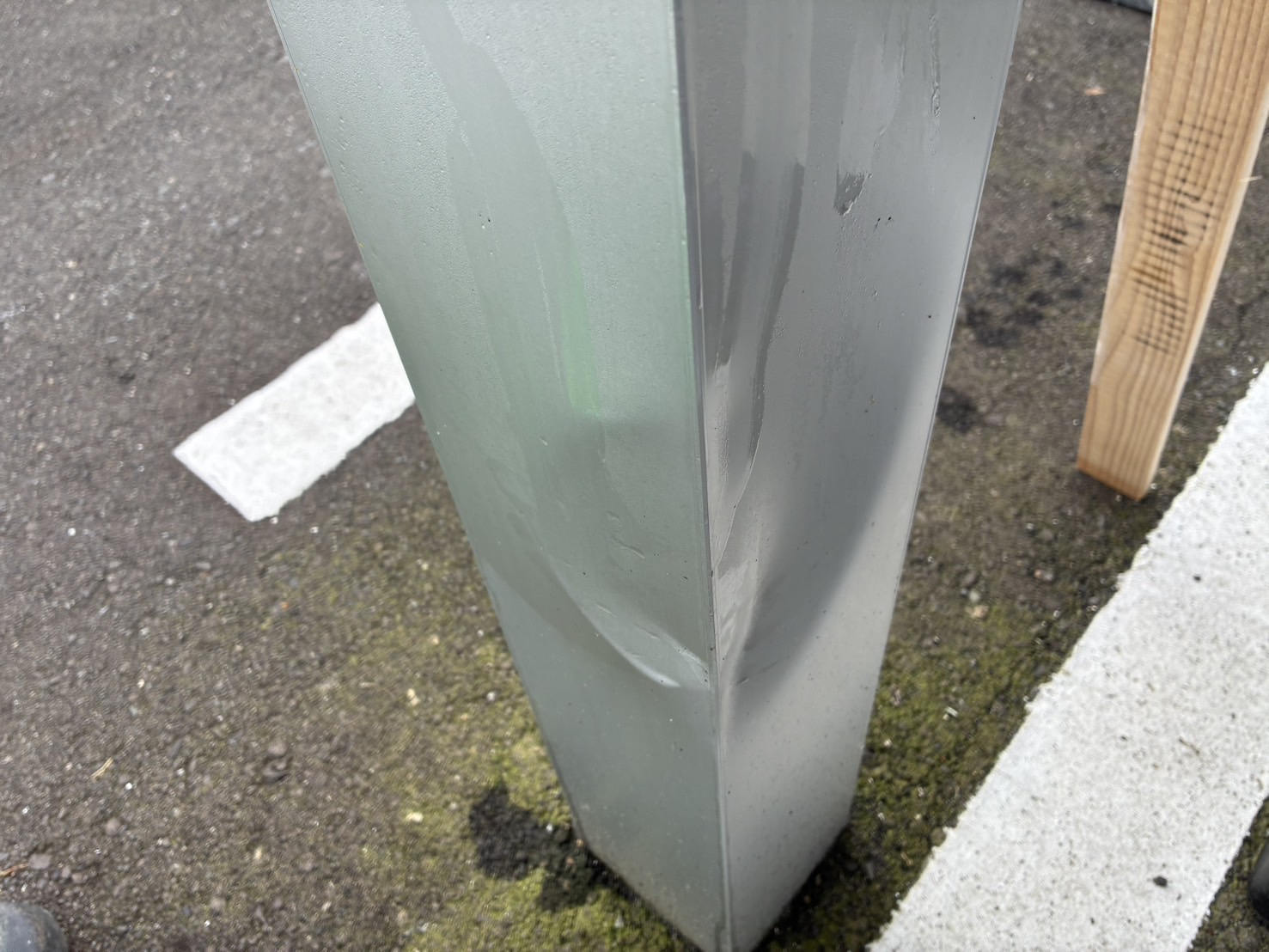 カーポート柱の補修